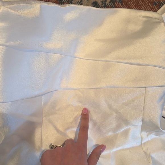 NWT SOLACE London Elina Mini Dress in Cream US 8/UK 12 - Picture 7 of 9